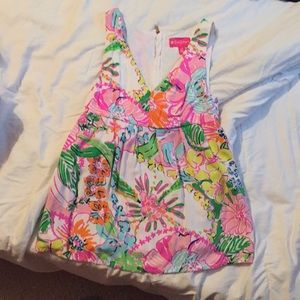 Lilly for target top floral pineapple small